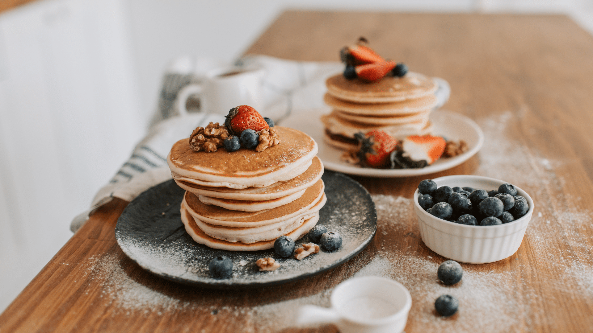 Recette de pancakes faibles en glucides